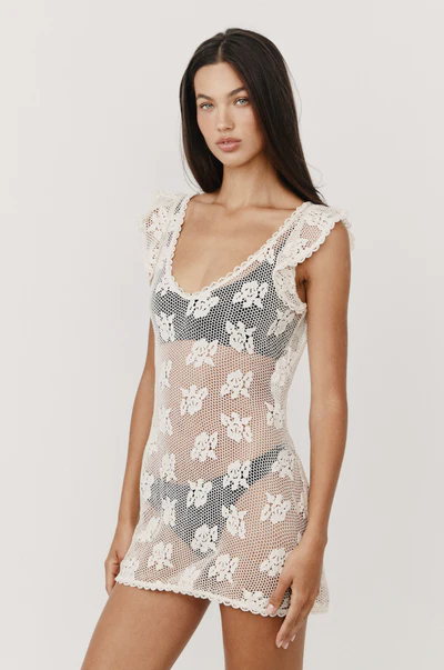 Elouise Dress | Cream - 3